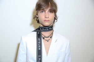 Backstage at Dior Homme Men's Spring 2018