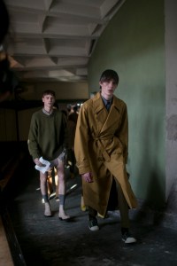 Backstage at Dries Van Noten Men's Spring 2018