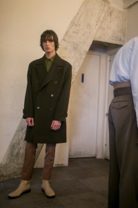 Backstage at Dries Van Noten Men's Spring 2018