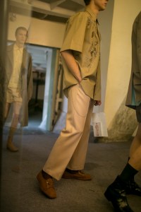 Backstage at Dries Van Noten Men's Spring 2018