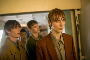 Backstage at Dries Van Noten Men's Spring 2018