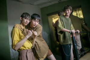 Backstage at Dries Van Noten Men's Spring 2018