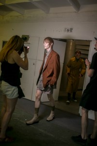 Backstage at Dries Van Noten Men's Spring 2018