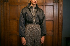 Backstage at Edward Crutchley Men's Spring 2018