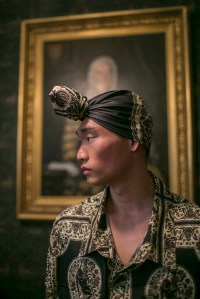 Backstage at Edward Crutchley Men's Spring 2018
