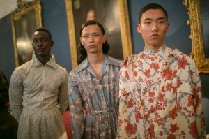 Backstage at Edward Crutchley Men's Spring 2018