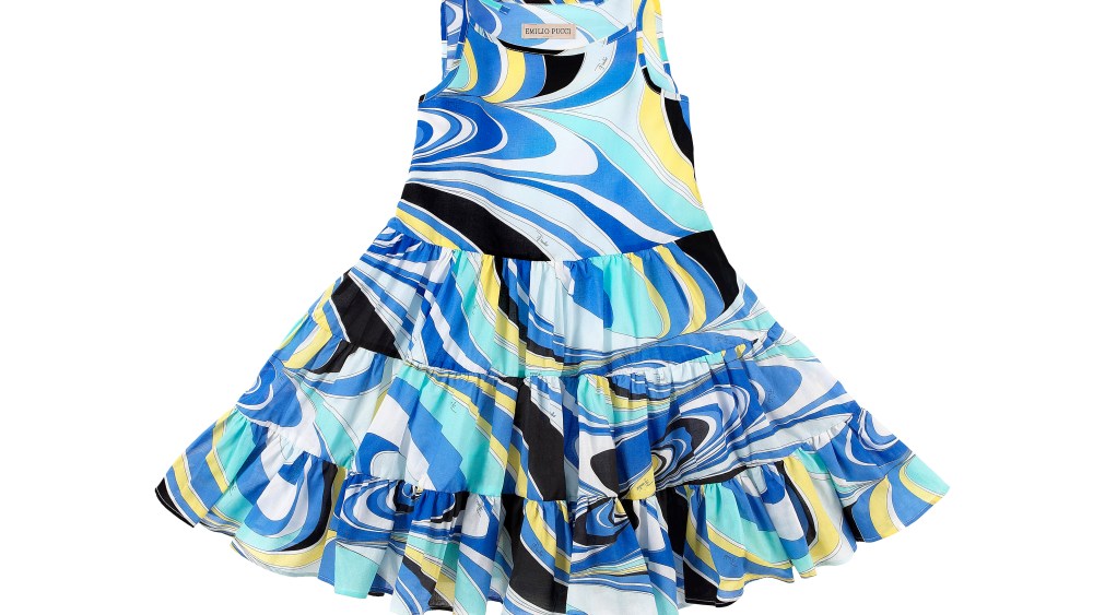 A look from the Emilio Pucci Kids spring 2018 collection