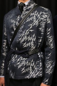 Backstage at Emporio Armani Men's Spring 2018