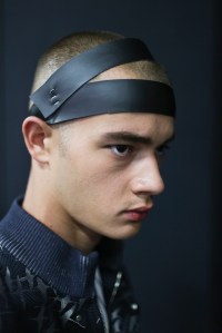 Backstage at Emporio Armani Men's Spring 2018
