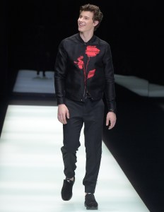Shawn Mendes emporio armani men's ss18