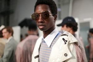 Backstage at Fendi Men's Spring 2018