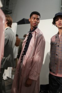 Backstage at Fendi Men's Spring 2018