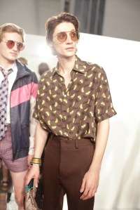 Backstage at Fendi Men's Spring 2018