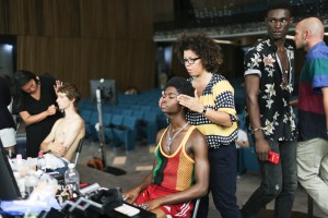 Backstage at Ermenegildo Zegna RTW Spring 2018