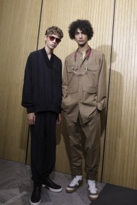 Backstage at Ermenegildo Zegna RTW Spring 2018