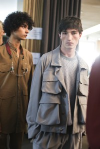 Backstage at Ermenegildo Zegna RTW Spring 2018