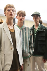 Backstage at Ermenegildo Zegna RTW Spring 2018