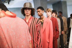 Backstage at Ermenegildo Zegna RTW Spring 2018