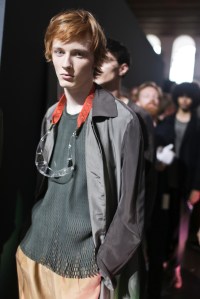 Backstage at Ermenegildo Zegna RTW Spring 2018