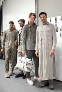 Backstage at Giorgio Armani Men's Spring 2018