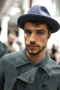 Backstage at Giorgio Armani Men's Spring 2018