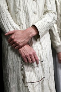 Backstage at Giorgio Armani Men's Spring 2018
