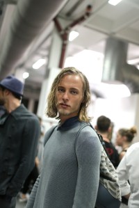 Backstage at Giorgio Armani Men's Spring 2018
