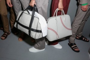 Backstage at Hermès Men's Spring 2018