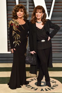 Joan and Jackie Collins