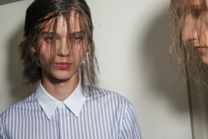 Backstage at Juun J Men's Spring 2018