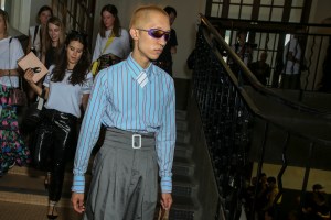 Backstage at Kenzo Men's Spring 2018