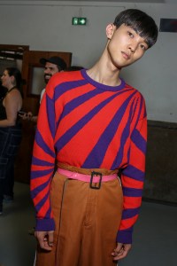 Backstage at Kenzo Men's Spring 2018