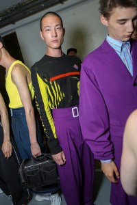 Backstage at Kenzo Men's Spring 2018