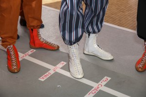 Backstage at Kenzo Men's Spring 2018