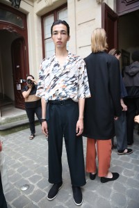 Backstage at Lemaire Men's Spring 2018