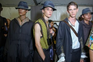 Backstage at Louis Vuitton Men's Spring 2018