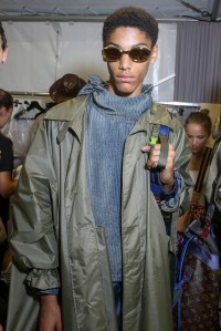 Backstage at Louis Vuitton Men's Spring 2018