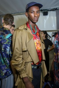 Backstage at Louis Vuitton Men's Spring 2018