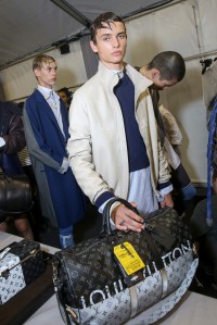 Backstage at Louis Vuitton Men's Spring 2018