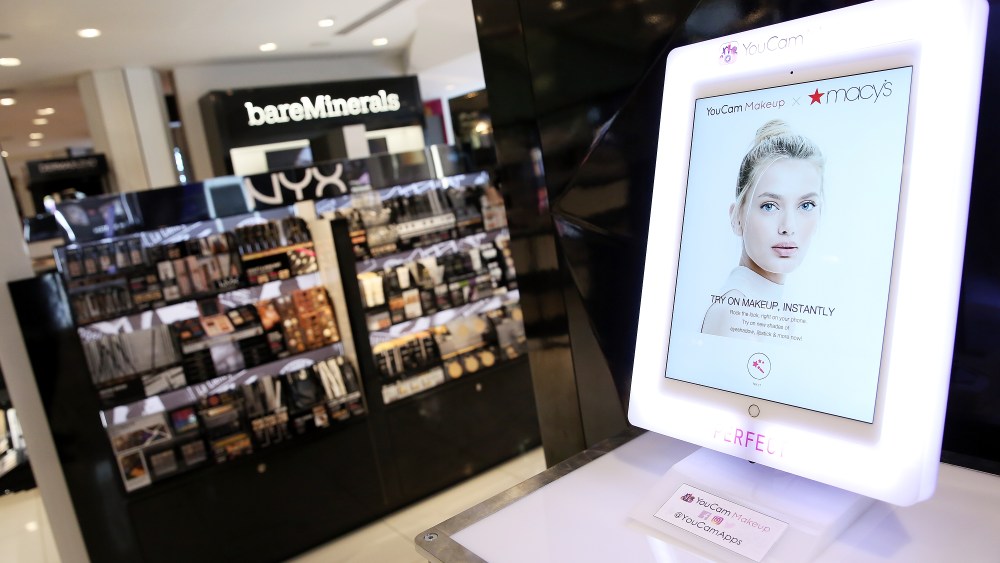 The magic mirror at Macy's.