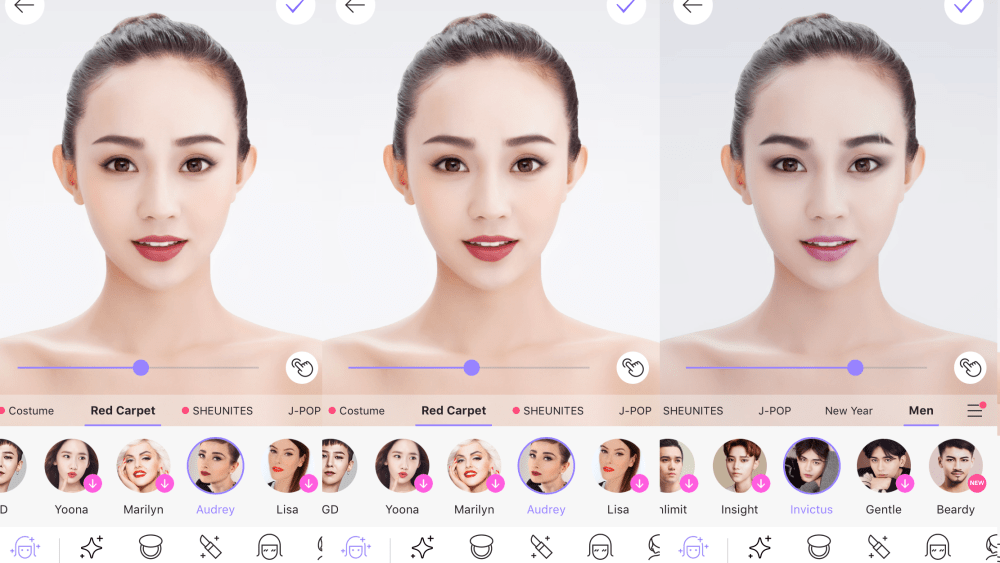MakeUp Plus by Meitu provides celebrity-inspired digital looks.