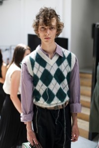 Backstage at Marni Men's Spring 2018