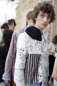 Backstage at Marni Men's Spring 2018