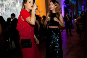 The atmosphere at the Met Young Members party.