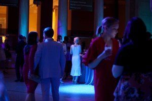 The atmosphere at the Met Young Members party.