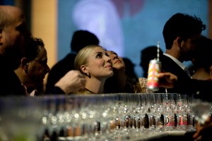 The atmosphere at the Met Young Members party.
