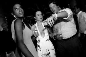 The atmosphere at the Met Young Members party.