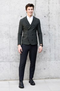 Shawn Mendes at Emporio Armani