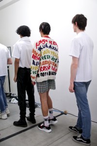 Backstage at MSGM Men's Spring 2018