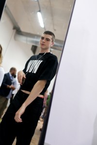 Backstage at MSGM Men's Spring 2018